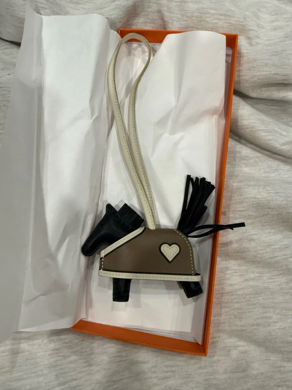 Hermes Rodeo Robeo Noir Etoupe Craie BNIB - Picture 2 of 7